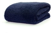 Snug Rug Sherpa - Throw - Extra Thick - Navy Blue - Premium Throw Blanket - TV Blanket - Cuddle Blanket - Home Blanket - Fleece Blanket