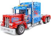 Mould King 15001 Muscle Truck Peterbilt - Vrachtauto - Compatible met de bekende merken - Motoren, accu, afstandsbediening - DIY - 839 onderdelen - Mouldking