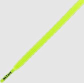 Mr Lacy schoenveters-Flat- Runnies- Neon/Lime- 120cm lang 7mm breed extra sterk