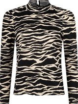 Lofty Manner T-shirt Top Ilya Mq83 Black White Zebra Dames Maat - L