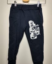 Jongens joggingbroek tractor zwart 134/140