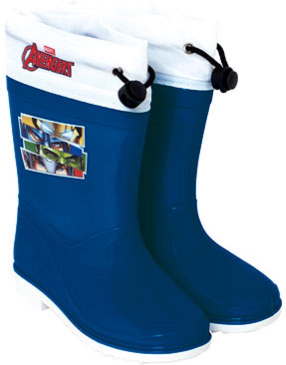 Marvel Avengers waterbestendige regenlaarzen - antislipzool - trekkoord - maat 26