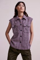 Pieces Vest Pckamille Vest 17118963 Cloud Dancer/sky Captain Dames Maat - L