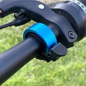 Fietsbel - Racefiets bel - mountainbike bel - Fiets bel - Universeel - Blauw - Aluminium
