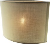 Lampenkap taupe stof ovaal 260mm voor ARM-304/306