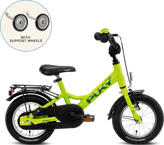 Vélo pour enfants Puky à partir de 3 ans Youke 12 Green - Y compris les  roues latérales | bol