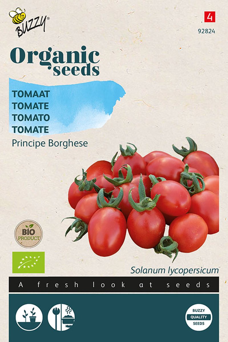 Buzzy® Organic Tomaten Principe Borghese (BIO) - biologisch groentezaad