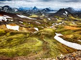 Uitzicht over de Bergen op IJsland - Lastige Puzzel 500 stukjes |IJsland - Landschap - Fons Kern