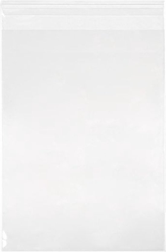 Sacs en plastique 11,8 x 16,5 cm transparents et refermables (100 pièces) [B65NVL]