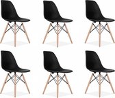 Eetkamerstoelen - Set van 6 kuipstoelen - - Kuipstoel - Eetkamerstoel -... |