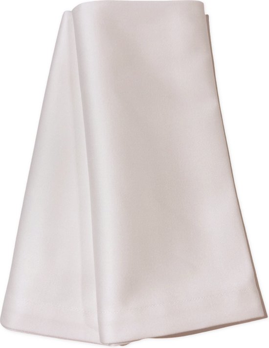2 Ivoor damast servetten (Hotelkwaliteit: 250 gr/m2) - geweven - off white - 100% katoen