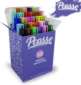 Pcasso® Premium Krijtstiften - 30 Kleuren - Raamstiften - Krijtstiften - Window Marker - Krijtmarker - Whiteboard Stiften