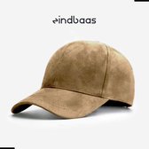 Legend Cap Basic - Velvet look - eindbaas - Sand - Luxe pet