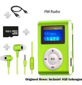 Hewec MP3 speler display 4GB - Groen
