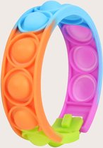 Pop it armband multicolor - Pop it - Pop it armband - Bracelet - Regenboog - Fidget toys - Cadeau voor kinderen - Cadeau voor volwassenen