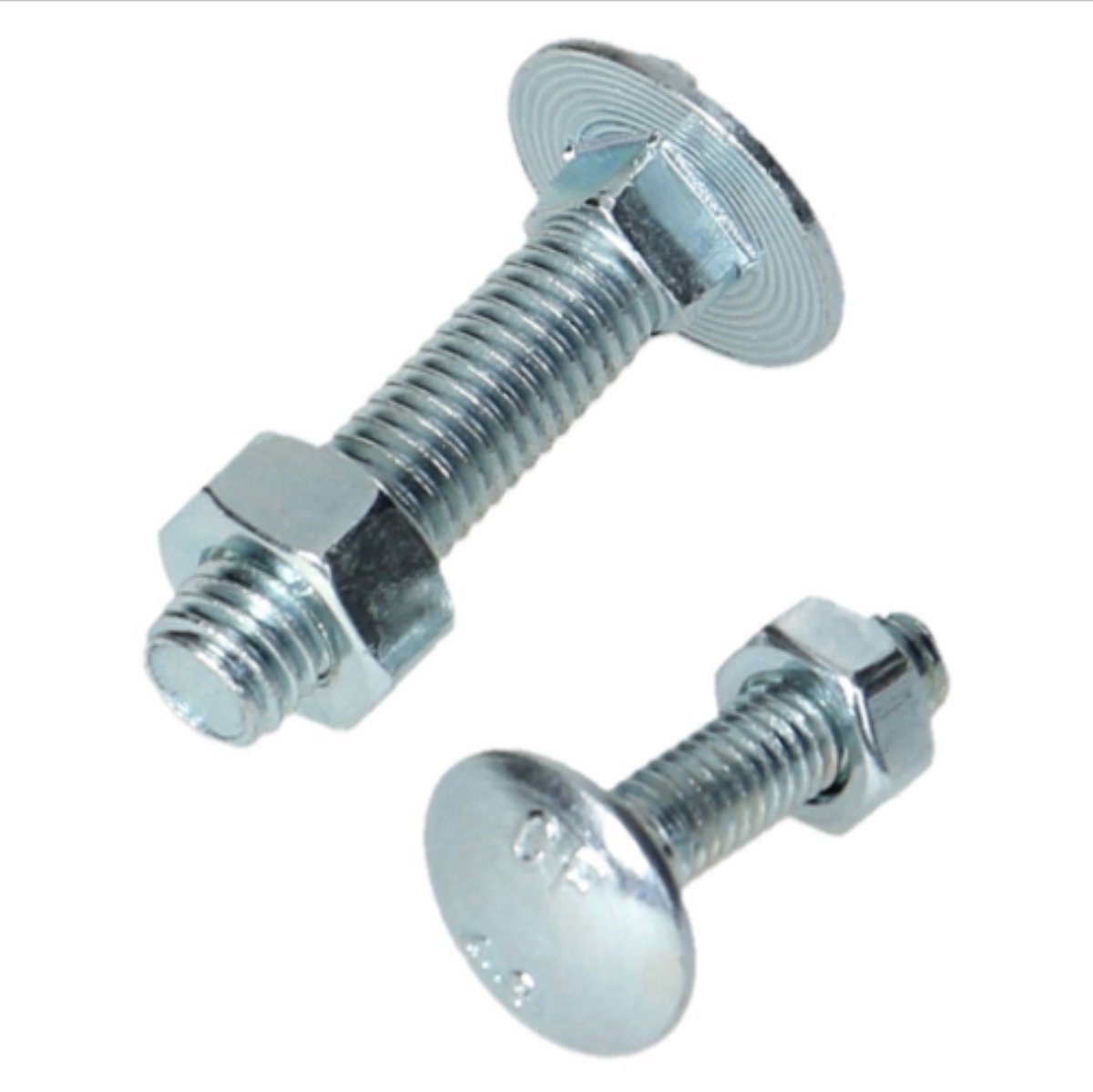 Slot bout met moer - Starx- M6 x 30 mm. inhoud 8 stuks. Verzinkt.