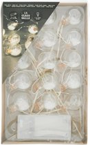 Lichtsnoer met kerstballen - 15 lampen - Lichtslinger