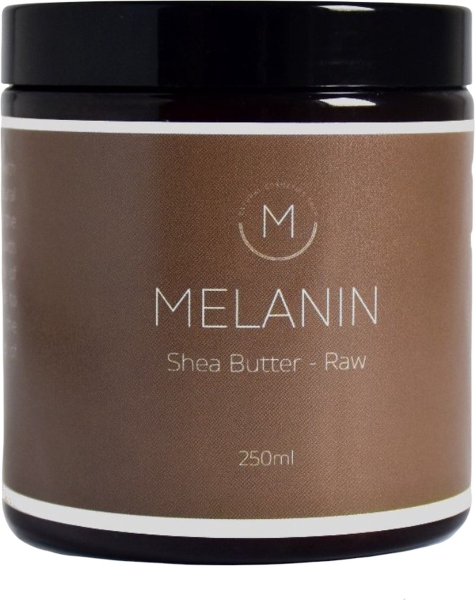 MELANIN - Shea Butter - Raw - Ongeraffineerd - Biologisch - 250 ml