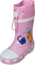 Playshoes - Regenlaarzen voor kinderen - Muis & olifant - Roze - maat 28-29EU