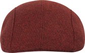 MGO Pet Luca - Wollen pet - Cap Roest Rood - Maat 57