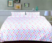 Flanel Dekbedovertrek Multi Dots