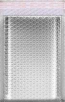 10 Bubbeltjes Plastic Enveloppen - 10 Stuks - Zilver - Verpakking - Verzending - 24x16 centimeter