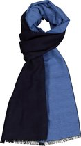 ETERNA herensjaal zijde - blauw -  Maat: One Size