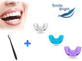 Smile Bright® - Rechte Tanden Beugel - Rechte Tanden Bitje - Knarsbitje - Nachtbeugel - Nachtbeugel - Knarsen Bitje - Witte tanden-Beugel - Inclusief gratis Nano Tandenborstel - 10.000 Haartj