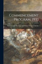 Commencement Program, 1933