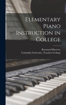 Elementary Piano Instruction in College