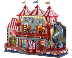 Lemax - 'Circus Funhouse' - Verlichte attractie met animatie & muziek/geluid - Inclusief adapter
