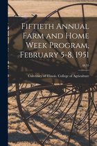 Fiftieth Annual Farm and Home Week Program, February 5-8, 1951; 48