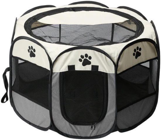 Opvouwbare Puppyren - Honden Tent - Puppy Ren - Hondenbedje - Puppy Speelgoed - Achthoekig - Honden & Katten