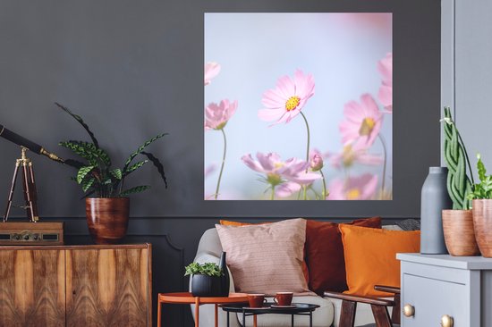Fleurs - Rose - Muursticker Extérieur XXL