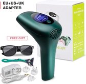 Luxe IPL Laser Ontharingsapparaat - Laser Ontharing - Pijnloze Haar Verwijderaar - Lichtontharing - IPL Ontharing + Gratis Beschermbril & Scheermes - HRD
