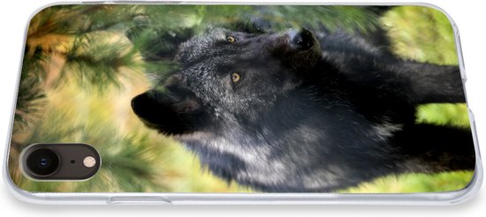 Coque iPhone XR - Loup - Macro - Feuilles - Siliconen