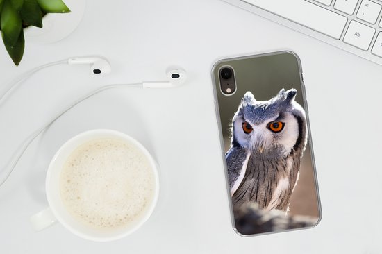 Coque iPhone XR - Hibou - Macro - Animal - Siliconen