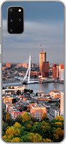 Geschikt voor Samsung Galaxy S20 Plus hoesje - Rotterdam - Skyline - Boom - Siliconen Telefoonhoesje