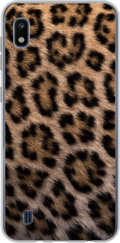 Telefoonhoesje Geschikt voor Samsung Galaxy A10 hoesje - Panterprint - Siliconen Telefoonhoesje Telefoonhoesje