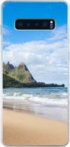 Geschikt voor Samsung Galaxy S10 Lite hoesje - Strand - Tropisch - Hawaii - Siliconen Telefoonhoesje