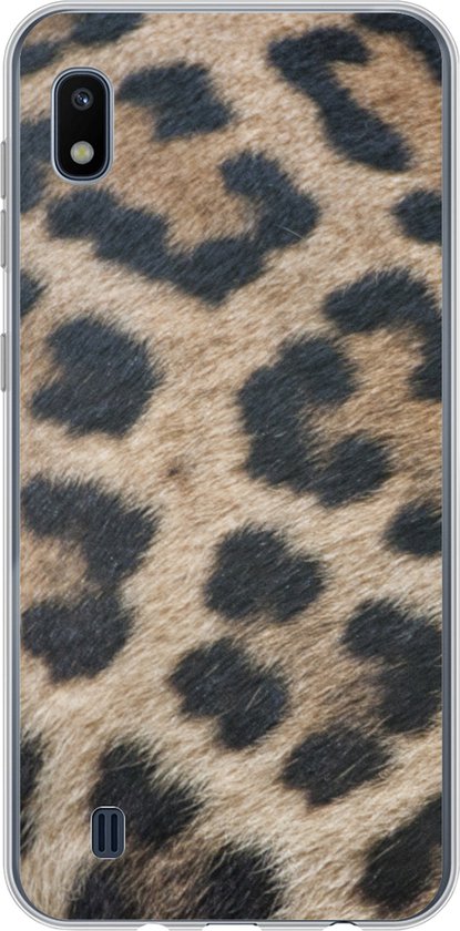 Telefoonhoesje Geschikt voor Samsung Galaxy A10 hoesje - Luipaard print - Siliconen Telefoonhoesje Telefoonhoesje