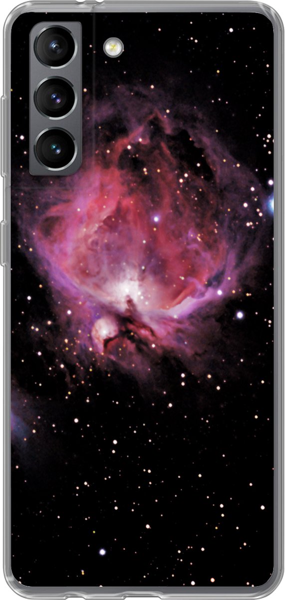 Telefoonhoesje Geschikt voor Samsung Galaxy S21 hoesje - Sterrenbeeld - Ruimte - Orion - Jongens - Meisjes - Kinderen - Siliconen Telefoonhoesje Telefoonhoesje