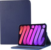 FONU 360 Boekmodel Hoes iPad Mini 6 2021 - 8.3 inch - Donkerblauw - Draaibaar