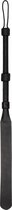Heavy Duty Double Tailed Whip Flogger - Black - Bondage Toys