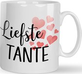 Liefste Tante Mok - Cadeau - Corel Hartjes - Liefste Tante - Gratis Inpak Service