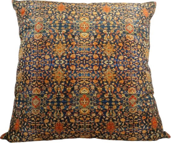 SusaStyle - OUTLET - Vloer/poefkussen Shahab – 90x90 cm – Zijdezacht – Anti-allergisch – Afneembare hoes – Outlet
