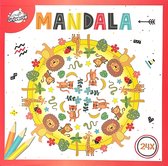Mandala Kleurboek voor Kinderen Safari Fun - geschikt voor kleurpotloden en kleurstiften