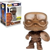 Funko Pop - Marvel: Captain America (Plastic Wood Deco Exclusive)