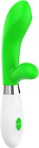 Achilles - Ultra Soft Silicone - 10 Speeds - Green - Silicone Vibrators