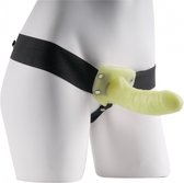 For Him or Her Hollow Strap-On - Glow in the Dark - Strap On Dildos